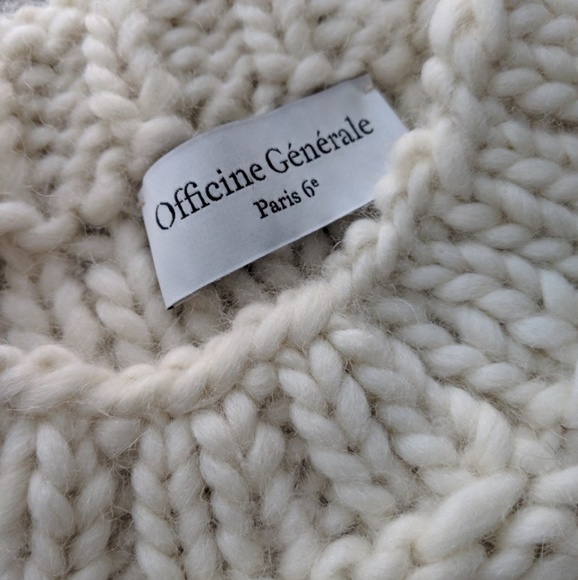 Officine Gènèrale Diamond knit sweater - Picture 4 of 4